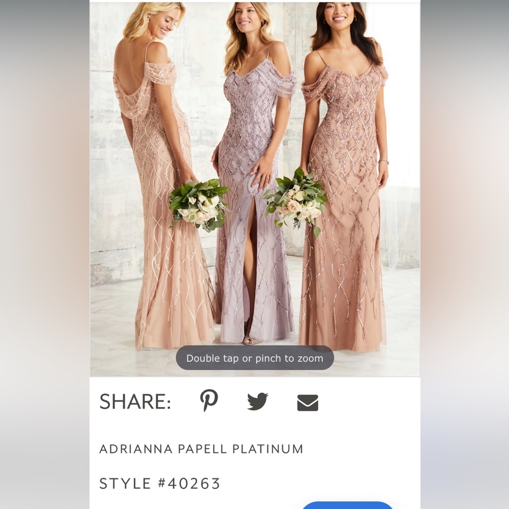 Adrianna Papell Beaded Dress 40263